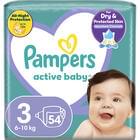 Подгузники Pampers Active Baby размер 3, 6-10 кг, 54 шт.