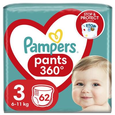 Підгузки-трусики Pampers Pants Midi розмір 3, 6-11 кг, 62 шт.