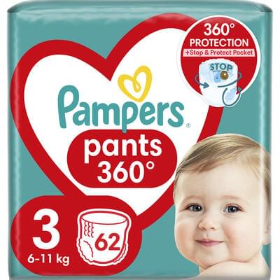 Подгузники-трусики Pampers Pants Midi размер 3, 6-11 кг, 62 шт.
