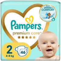 Підгузки Pampers Premium Care Mini розмір 2, 4-8 кг, 46 шт.