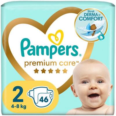 Подгузники Pampers Premium Care Mini размер 2, 4-8 кг, 46 шт.