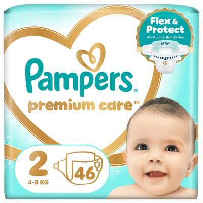 Підгузки Pampers Premium Care Mini розмір 2, 4-8 кг, 46 шт.