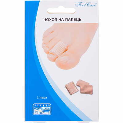 Чехол на палец Foot Care SA-9017A размер М 15-20 мм пара