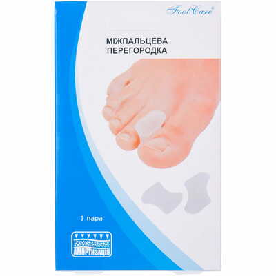 Перегородка силиконовая Foot Care SA-9013 межпальцевая размер М 35-28