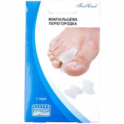 Перегородка міжпальцева Foot Care GA-9014 гелева розмір L 39-46