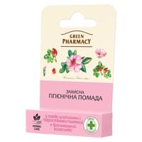 Купить Помада гигиеническая Зеленая Аптека Защитная с маслом шиповника и ростками пшеницы 3,6 г Помада гигиеническая Зеленая Аптека Защитная с маслом шиповника и ростками пшеницы 3,6 г