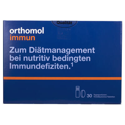 Ортомол Іммун капсули + таблетки з вітаміном С, Д, цинком курс 30 днів №30
