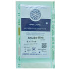 Сетка хирургическая Альфа-Вита полипропиленовая стерильная 6 см x 11 см синяя