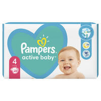 Подгузники Pampers Active Baby размер 4, 9-14 кг, 49 шт.