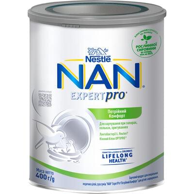 Суміш суха молочна NAN Потрійний комфорт з народження 400 г