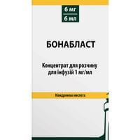 Бонабласт концентрат д/інф. 1 мг/мл по 6 мл (флакон)