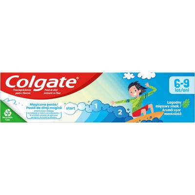 Зубна паста дитяча Colgate 6-9 років зі смаком ніжної м'яти 50 мл