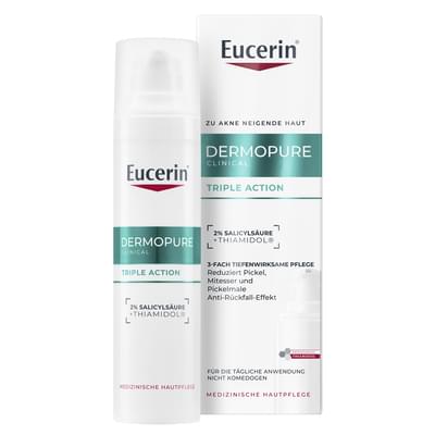 Сироватка для обличчя Eucerin DermoPure для проблемної шкіри потрійної дії 40 мл