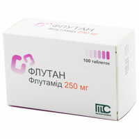 Флутан таблетки по 250 мг №100 (10 блістерів х 10 таблеток)