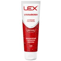 Гель-смазка Lex Strawberry увлажняющая с ароматом клубники 100 мл