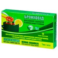 Бронховід зі смаком меду та лимону гранули №10 (саше)