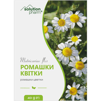 Ромашки цветки Solution Pharm по 40 г  (коробка с внутр. пакетом)