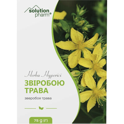 Звіробою трава Solution Pharm по 75 г (коробка з внутр. пакетом)