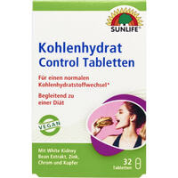 Sunlife Kohlenhydrat Control таблетки №32 (2 блістери х 16 таблеток)
