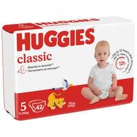 Подгузники Huggies Classic размер 5, 11-25 кг, 42 шт.