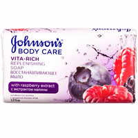 Мыло Johnson's Body Care Vita Rich Восстанавливающее с экстрактом малины 125 г