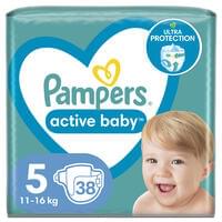 Підгузки Pampers Active Baby розмір 5, 11-16 кг, 38 шт.