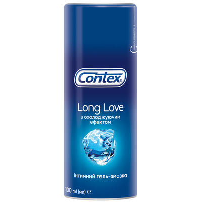 Гель-змазка Contex Long Love з охолоджуючим ефектом 100 мл NEW