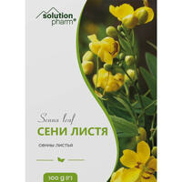 Сенны листья Solution Pharm по 100 г (коробка с внутр. пакетом)