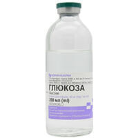 Глюкоза Юрія Фарм розчин д/інф. 5% по 200 мл (пляшка)