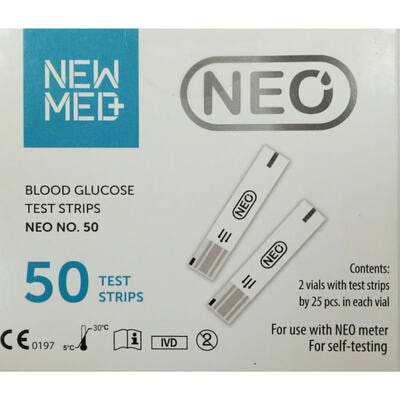 Тест-полоски для глюкометра Newmed Neo 50 шт.