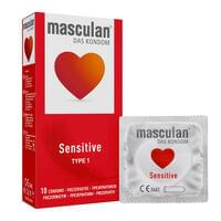 Презервативи латексні Masculan Sensitive 10 шт.