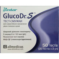 Тест-полоски для глюкометра GlucoDr SAMG-513S 50 шт.