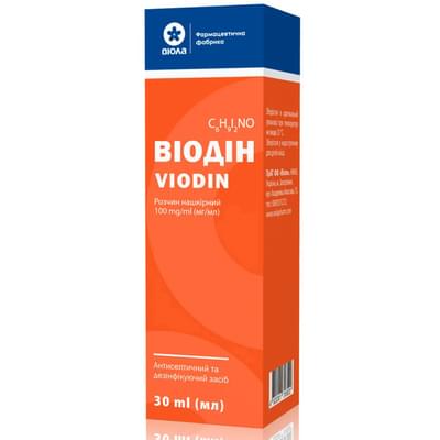 Віодін розчин нашкір. 100 мг/мл по 30 мл (флакон)