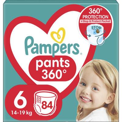 Подгузники-трусики Pampers Pants Giant размер 6, 15+ кг, 84 шт.