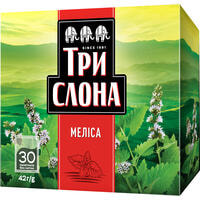 Чай травяной Три Слона Мелисса в фильтр-пакетах по 1,4 г 30 шт.