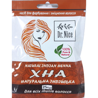 Хна індійська Dr.Nice натуральна для всіх типів волосся 25 г