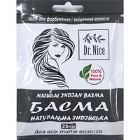 Басма індійська Dr.Nice для всіх типів волосся натуральна 25 г