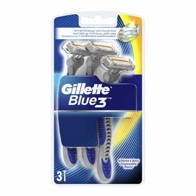 Бритва Gillette Blue 3 Plus одноразова 3 шт.