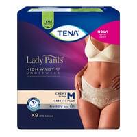 Трусы урологические Tena Lady Pants Plus Medium Creme бежевые 9 шт.