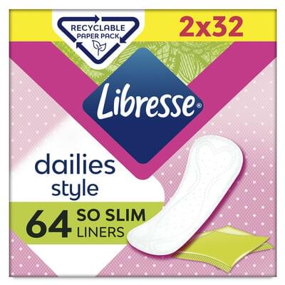 Прокладки щоденні Libresse Daily Fresh Normal 64 шт.