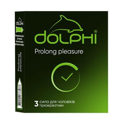 Презервативи Dolphi Prolong pleasure 3 шт.