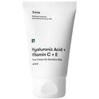 Крем для обличчя Sane для чутливої шкіри з гіалуроновою кислотою та вітаміном С + Е 40 мл