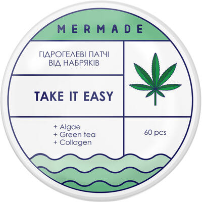 Патчи под глаза Mermade Take it easy тонизирующие гидрогелевые 60 шт.