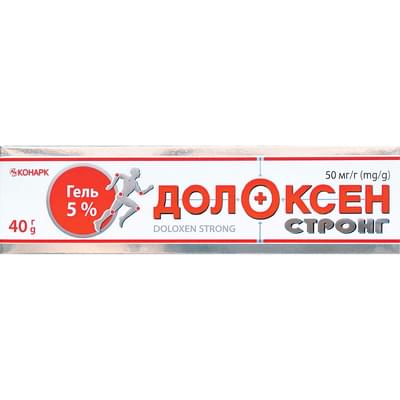 Долоксен Стронг гель 50 мг/г 40 г (туба)