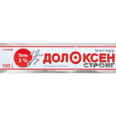 Долоксен Стронг гель 50 мг/г 100г (туба)