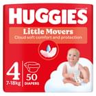 Подгузники Huggies Ultra Comfort Unisex Jumbo размер 4, 7-18 кг, 50 шт.