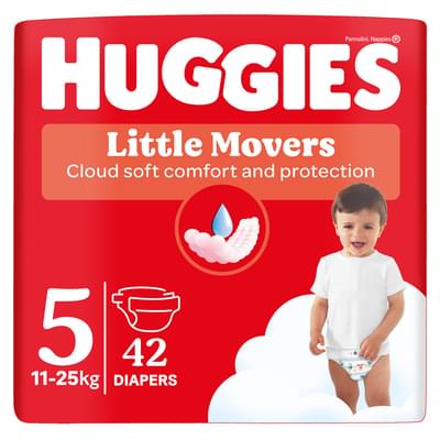 Подгузники Huggies Ultra Comfort Unisex Jumbo размер 5, 11-25 кг, 42 шт.