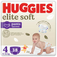 Подгузники-трусики Huggies Elite Soft Mega размер 4, 9-14 кг, 38 шт.