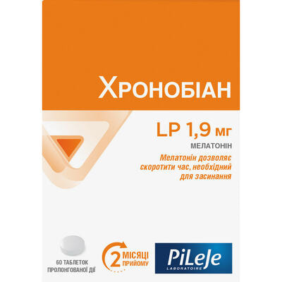 Хронобіан LP таблетки по 1,9 мг №60 (блістер)