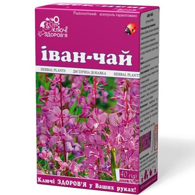 Иван-чай Ключи Здоровья по 40 г (коробка с внутр. пакетом)
